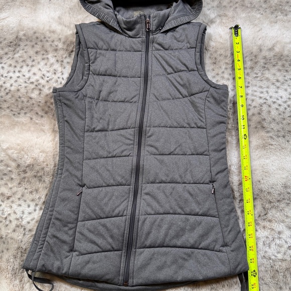 CALIA Gray Women's Hooded Puffer Vest - Size Small - Picture 8 of 15